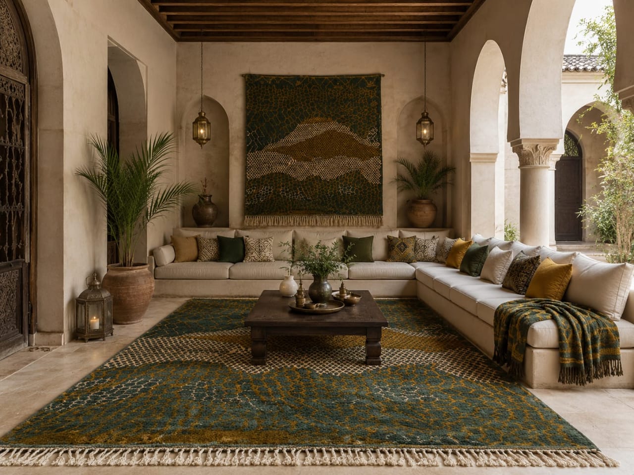 Tapis de luxe Beni Mrirt
