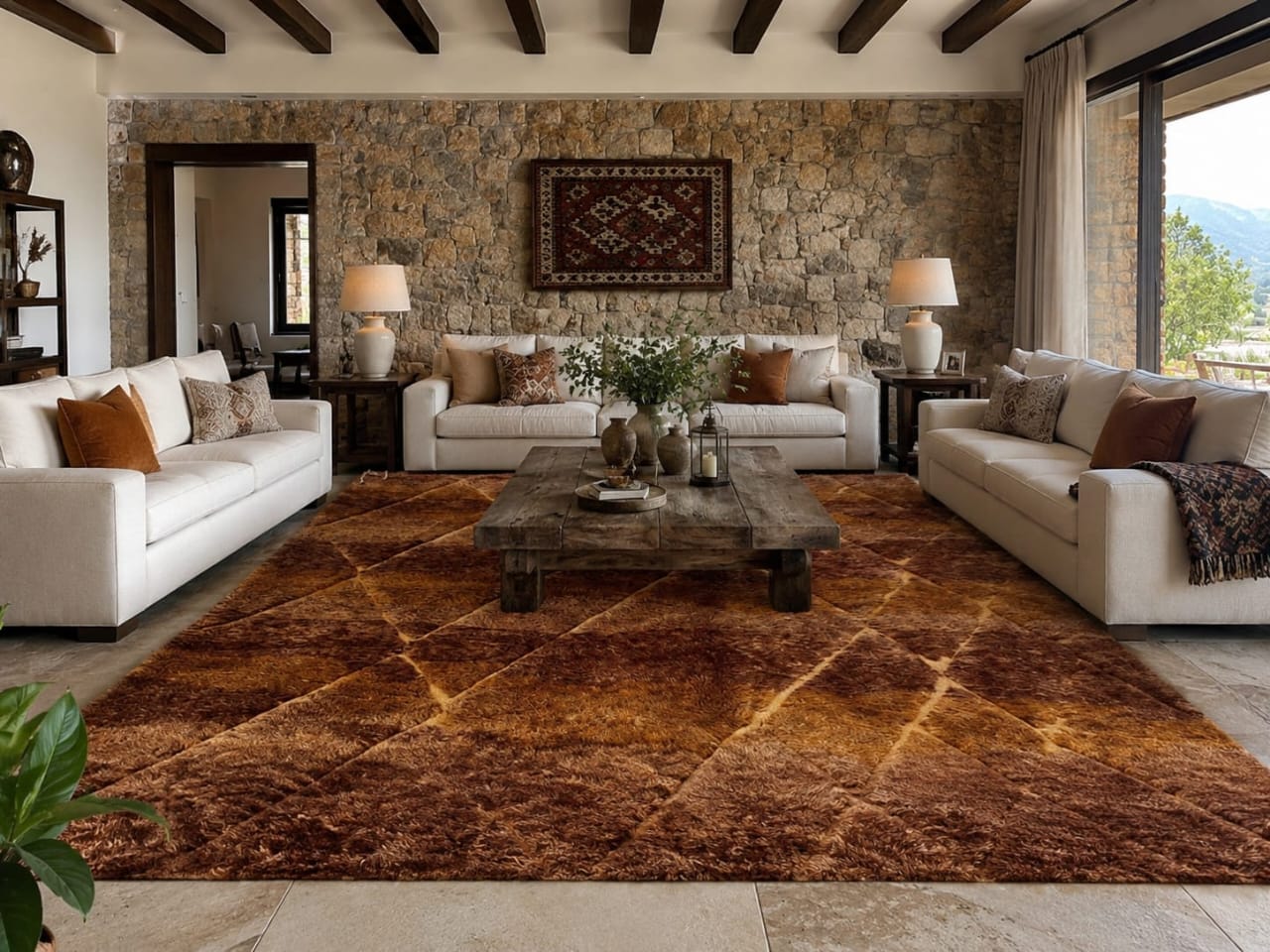 Tapis de luxe Beni Mrirt